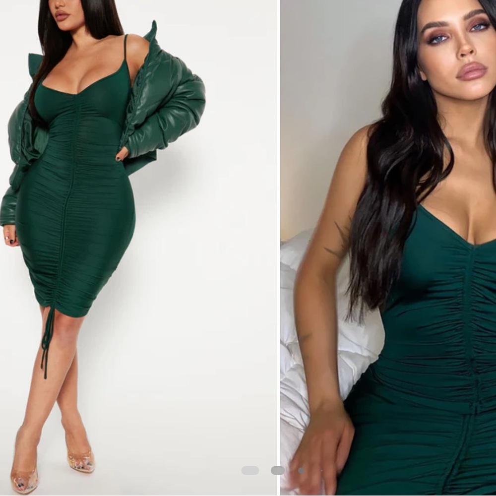 Fashion Nova Emerald Mini Dress